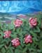 rose in un paesaggio 40x50 1999