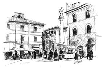 piazza dell'aquila